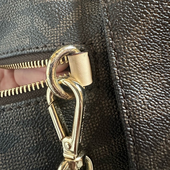 Michael Kors Brown Satchel/Crossbody Purse - Picture 10 of 16